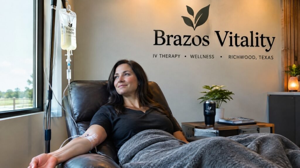 IV therapy at Brazos Vitality in Richwood Texas